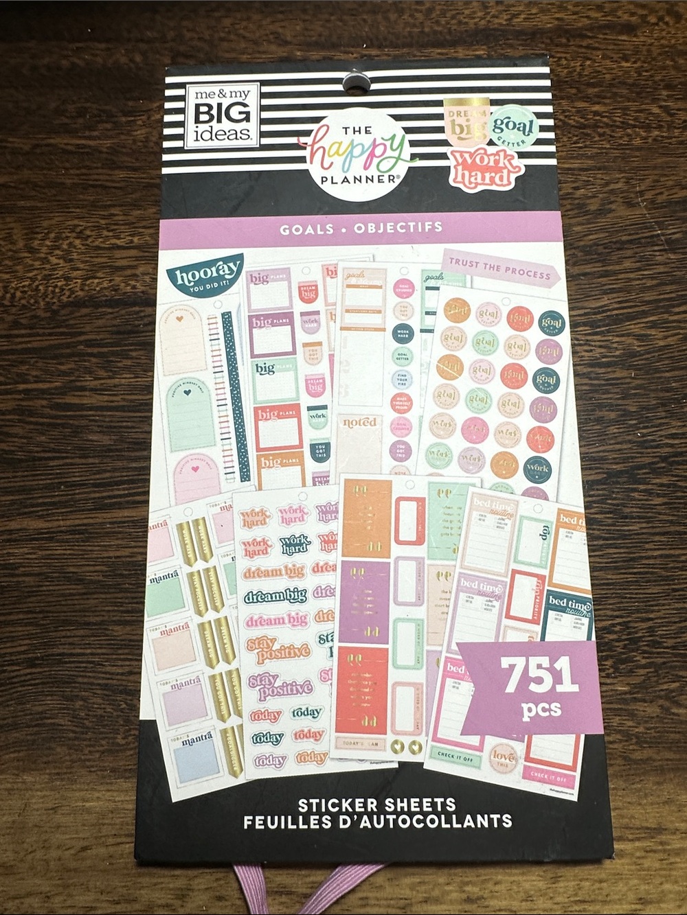 The Happy Planner Sticker Sheets -GOALS 3/$25